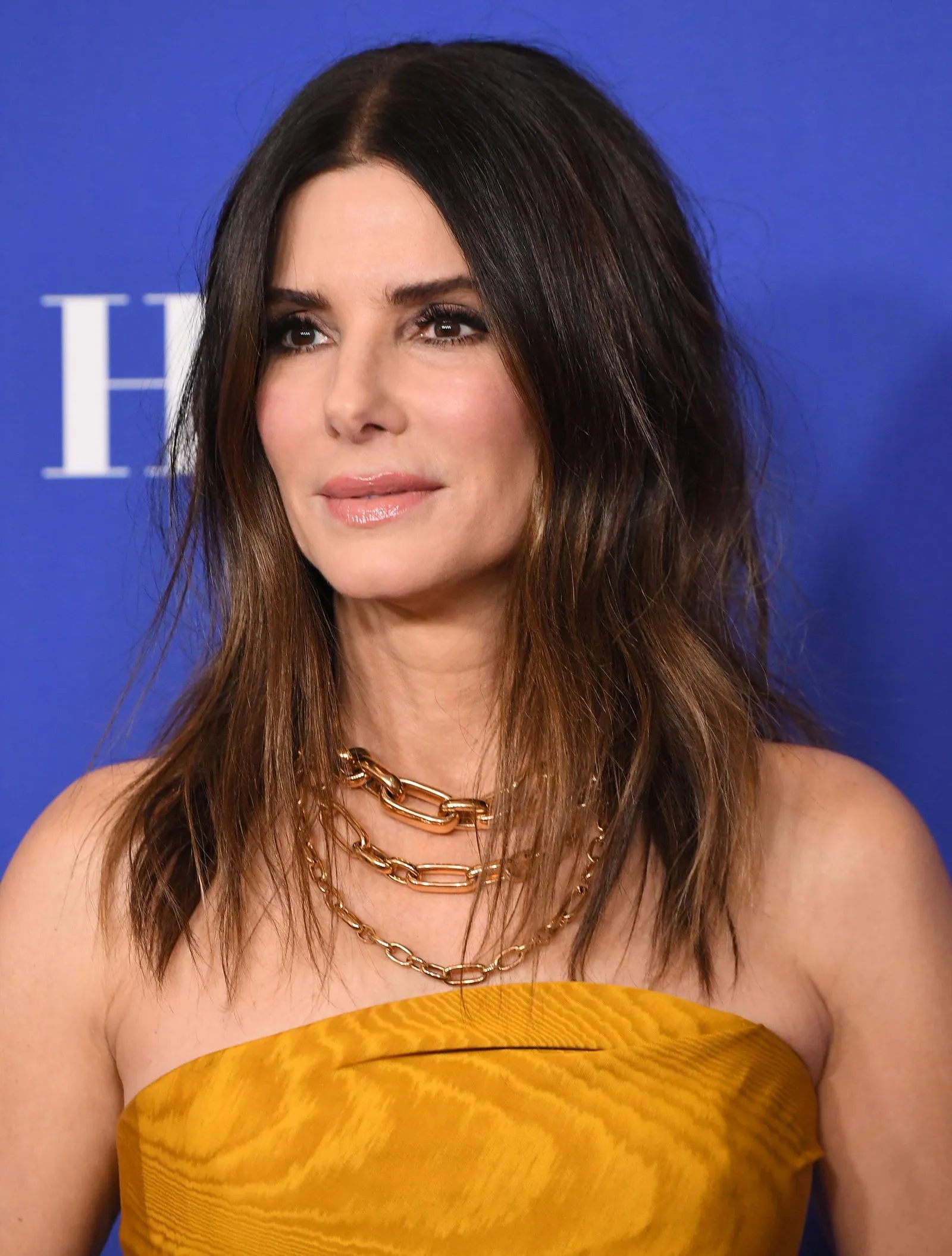 Sandra Bullock with soft ombré waves