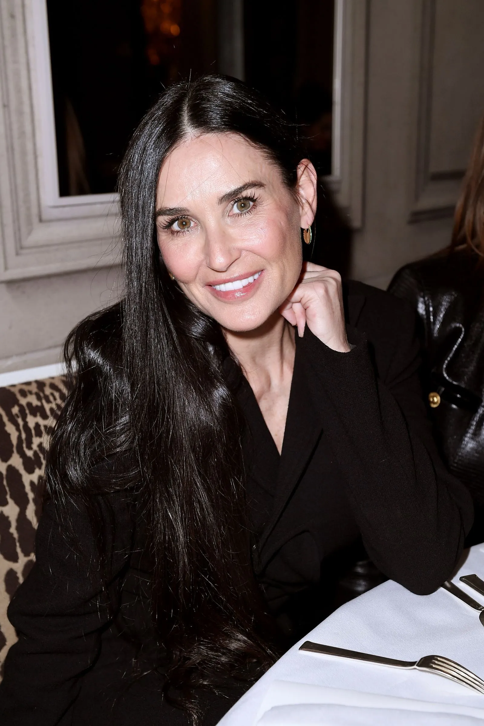 Demi Moore with glossy, healthy long hair