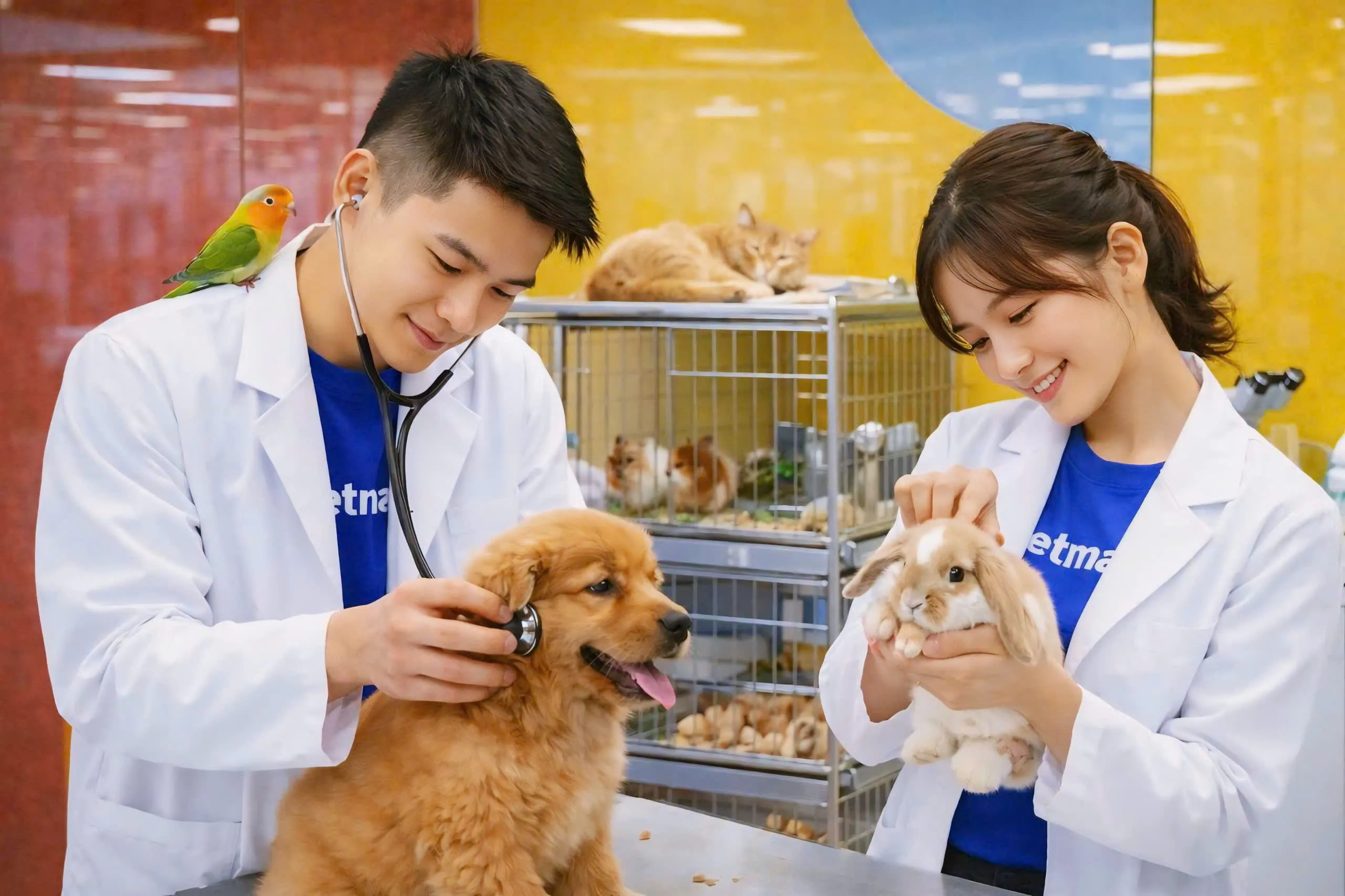 Online veterinary consultation service helping pet owners receive health advice