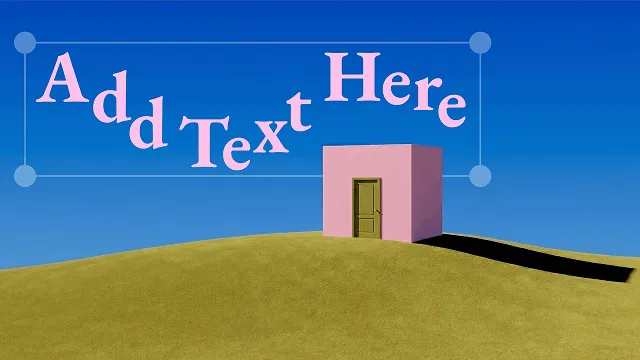 Animated text overlay tool interface for video editing
