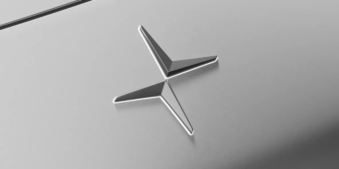 Polestar electric vehicle at an international motor show