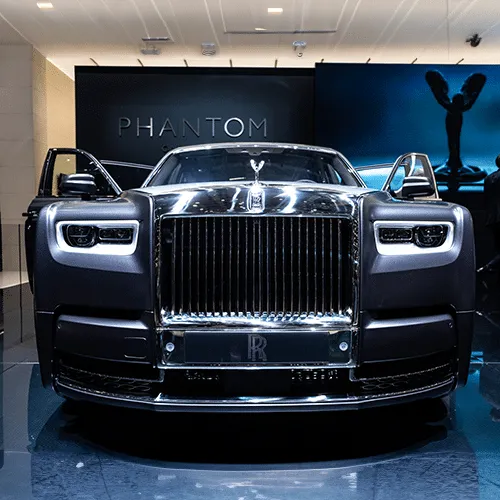 Rolls-Royce Phantom luxury sedan representing the pinnacle of automotive craftsmanship