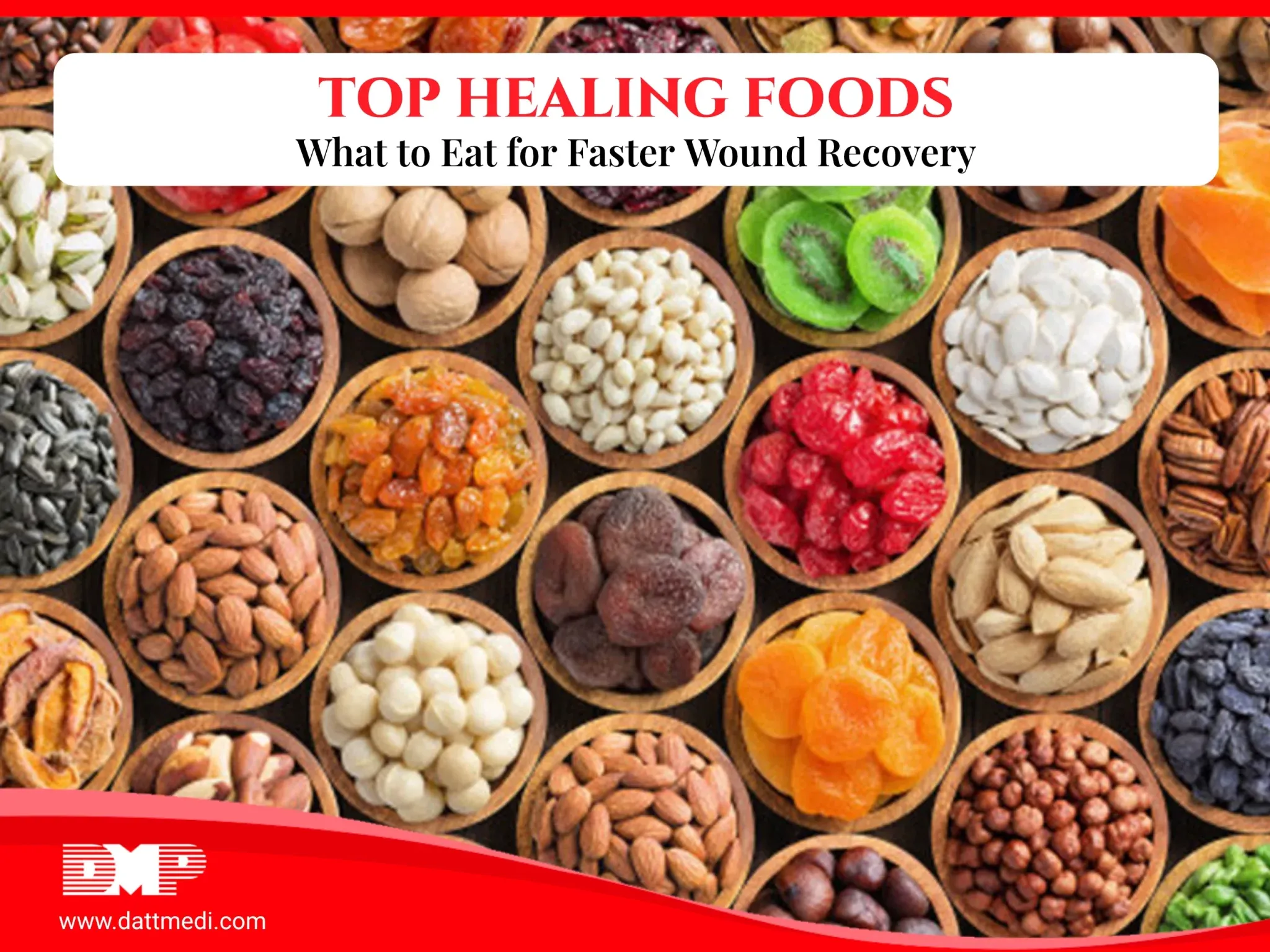 Fresh berries and sweet potatoes rich in antioxidants that support tissue repair