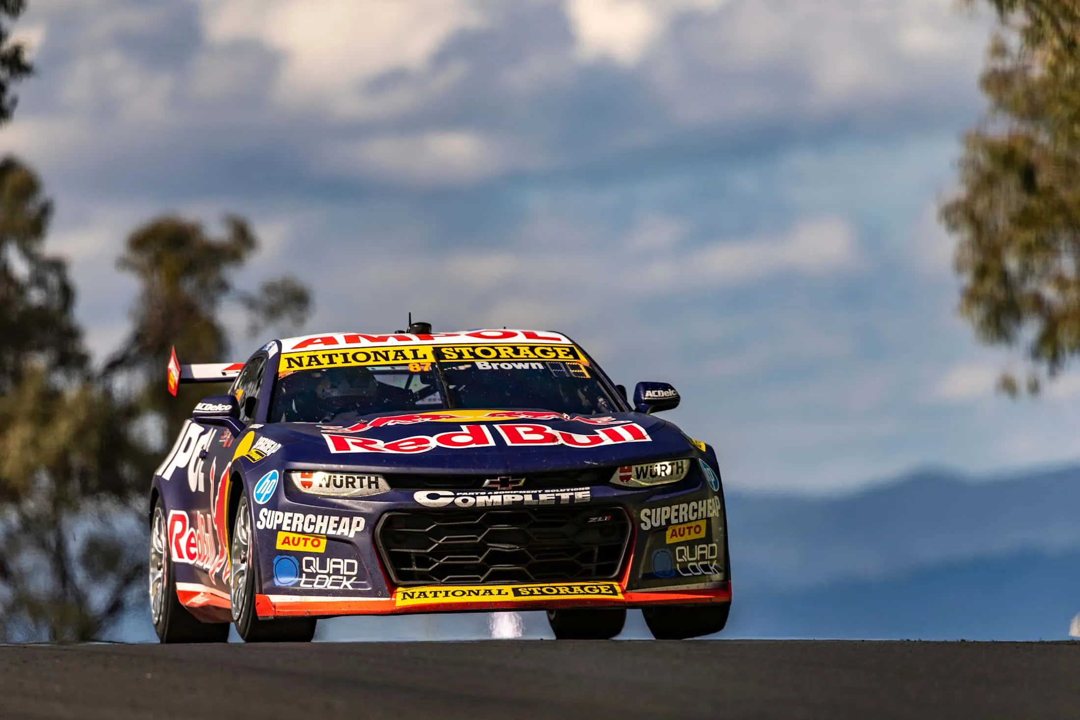 Will Brown races during stop 10 of the Supercars Championship
