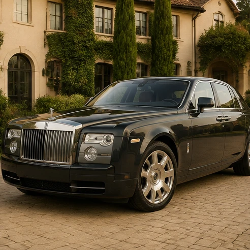 2005 Rolls-Royce Phantom luxury sedan representing its original MSRP era with handcrafted interior and exterior details