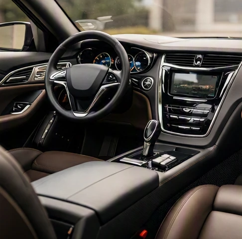 2018 Cadillac CTS Premium Luxury cabin with leather seats and upscale dashboard features visible