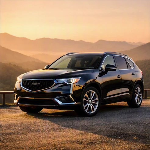Three-quarter view of a 2022 luxury SUV illustrating the best luxury SUV to buy 2022 for style and capability