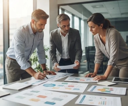 Business excellence approach comparison showing enterprise strategy and improvement methods