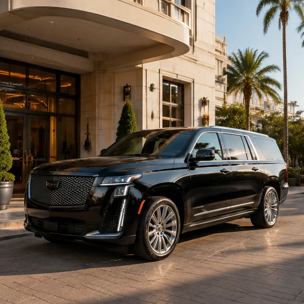 Luxury car rental near me with premium vehicle ready for a refined local driving experience