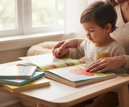 Clifford books arranged for different child reading stages with picture-based and early reading materials