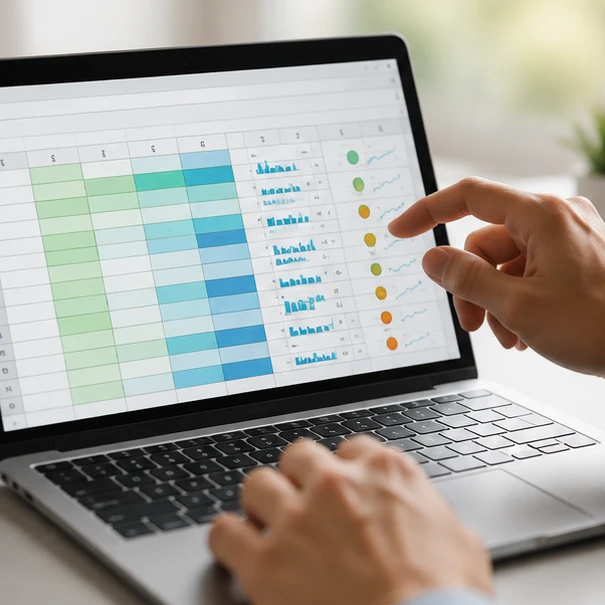 Excel conditional formatting workflow highlighting spreadsheet values with visual rules