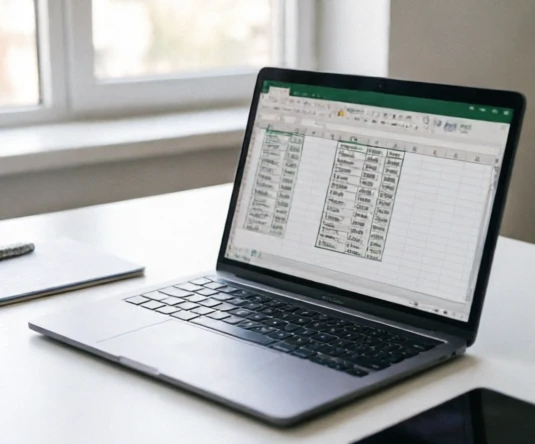 Spreadsheet comparison layout showing different approaches for combining names in Excel