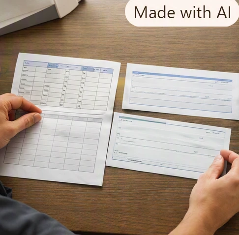 Excel check printing template page settings with preview area and measurement workflow