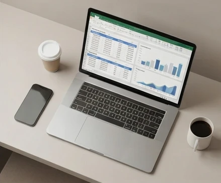 Spreadsheet comparison view showing different YEARFRAC basis calculation approaches