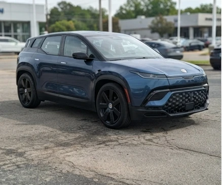 Fisker car price insights with a used Fisker Ocean SUV showing the dramatic EV bargain market shift