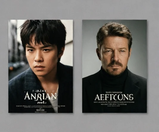 Side-by-side visual comparison of the 1987 Japanese Hachikō Monogatari and 2009 American Hachi: A Dog's Tale film posters