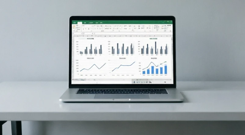 Clean Excel spreadsheet showing data analysis options and toolpak settings on a desktop computer screen