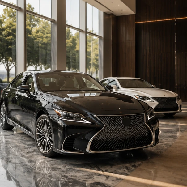 Lexus luxury brand of Toyota displayed through refined vehicles, premium cabins, and elegant automotive design