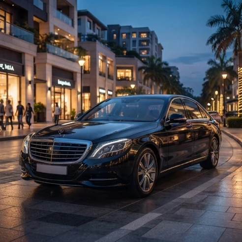 Luxury car rental bangalore self drive experience with a premium vehicle ready for city travel