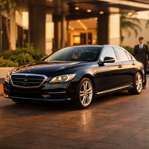 Luxury car rental Chennai tours travels with premium vehicle and chauffeur ready for executive travel and special occasions