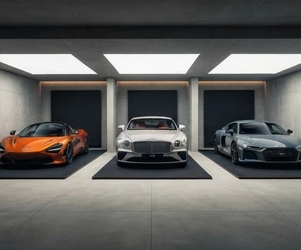 Premium vehicles illustrating differences between ultra-luxury, performance, and electric luxury categories