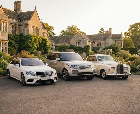 Elegant luxury wedding cars in Jalandhar for a grand bridal and groom procession