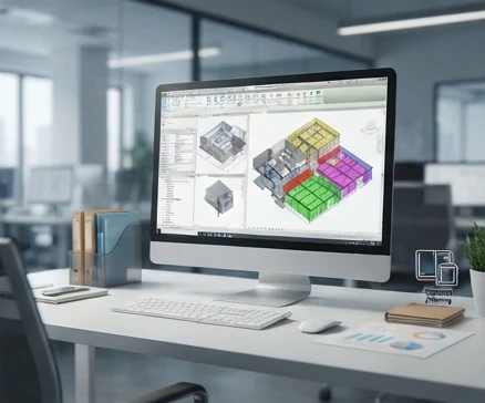 Revit 2025 storage requirements workstation setup with planned BIM project capacity and organized disk space