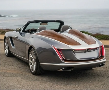 Rolls-Royce Boat Tail inspired luxury roadster showing yacht-inspired rear design and custom details