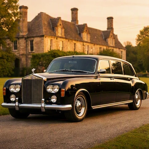 Classic 1990 Rolls-Royce Phantom VI limousine reflecting its market price range and condition