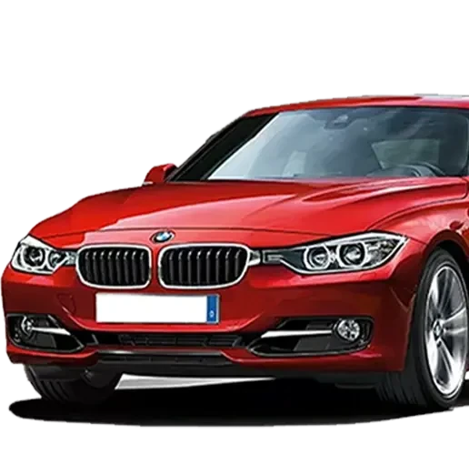 Self drive BMW car rental Bangalore vehicle selection showing a premium sedan prepared for customer pickup