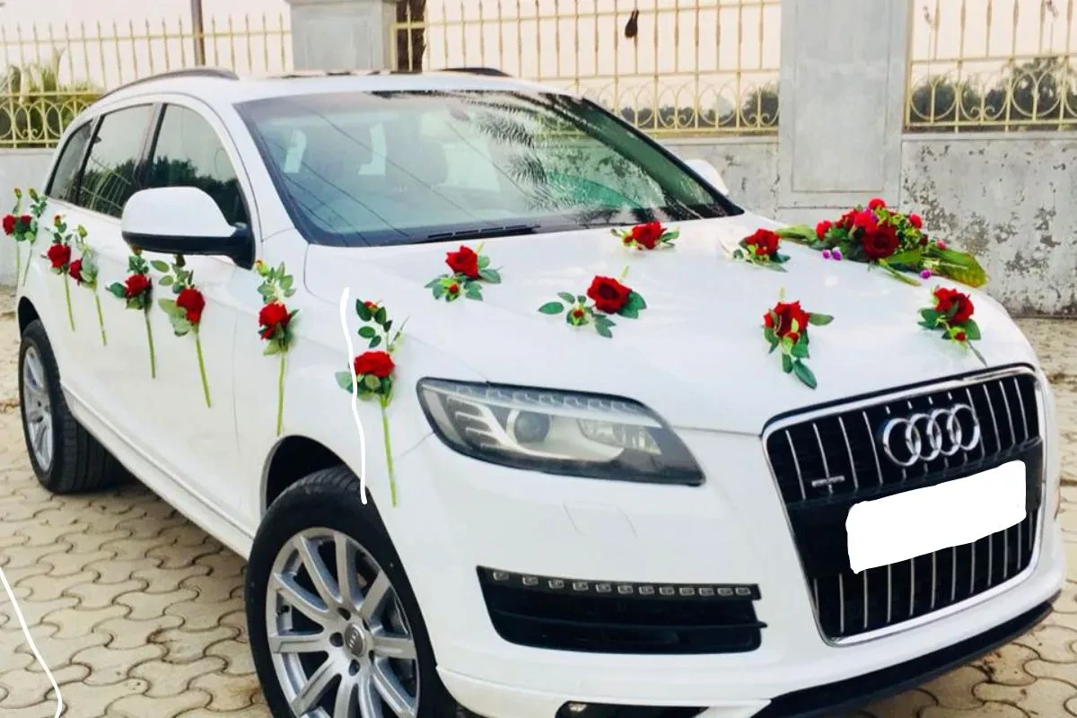 Premium self drive luxury car rental Gurgaon with a high-end vehicle ready for memorable journeys