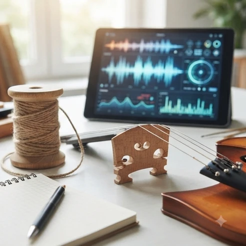 Different string meanings represented through coding music crafting and science contexts
