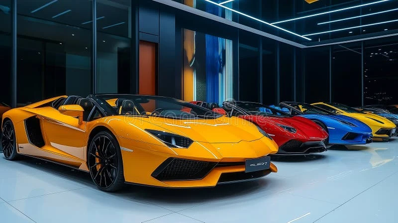 Super car rental Delhi fleet showing premium exotic vehicles prepared for event bookings and luxury transport