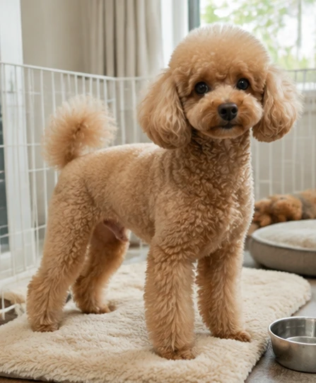 Reliable toy poodle stud service near me with a healthy Toy Poodle sire ready for responsible breeding